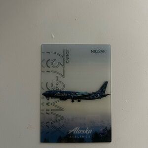 Alaska Airlines Boeing 737-9 MAX Card number 4